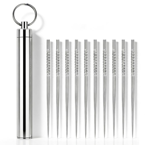 Pcs reusable metal - pcs,