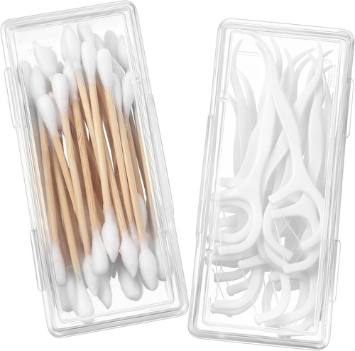 Pcs clear cotton - 2-pcs, travel